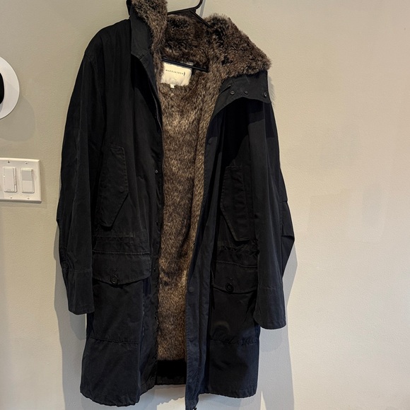 Mackintosh Other - Men's Black Fur-Lined Parka